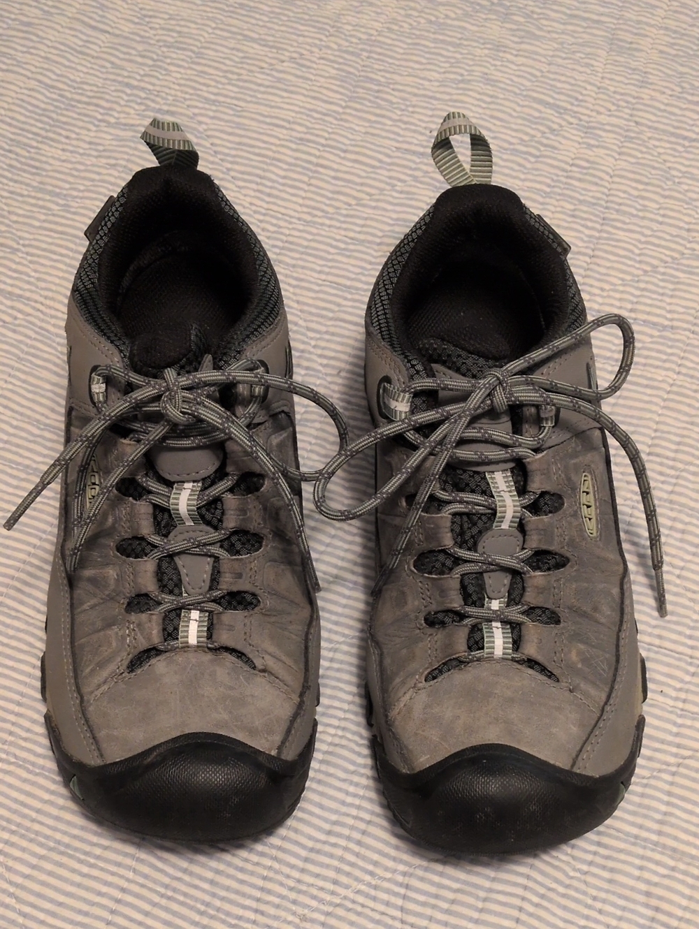 Keen Gray and Black Women's Trail Shoes